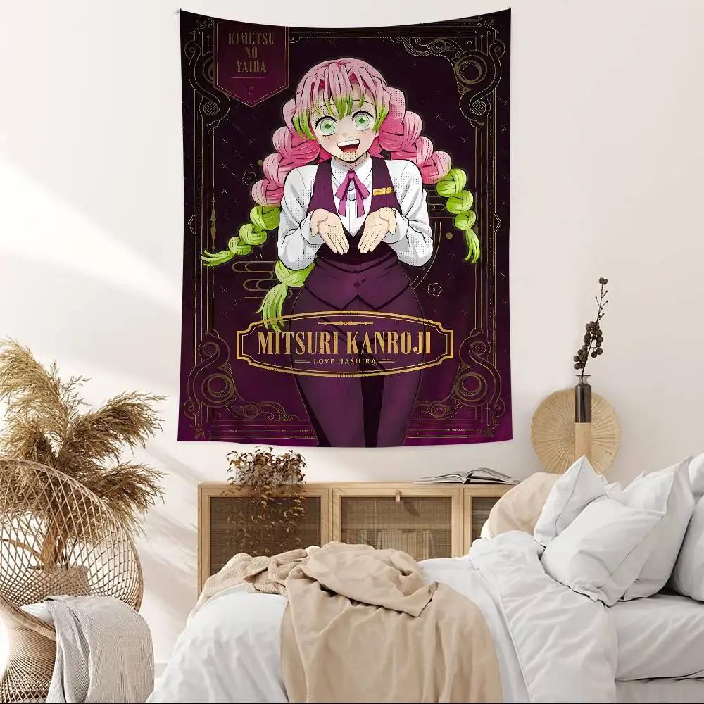 VIKAMA Dream Fantasy Cartoon Wall Tapestry for Girls Room Decoration Bedroom Dormitory Wall Cloth Home Decoration