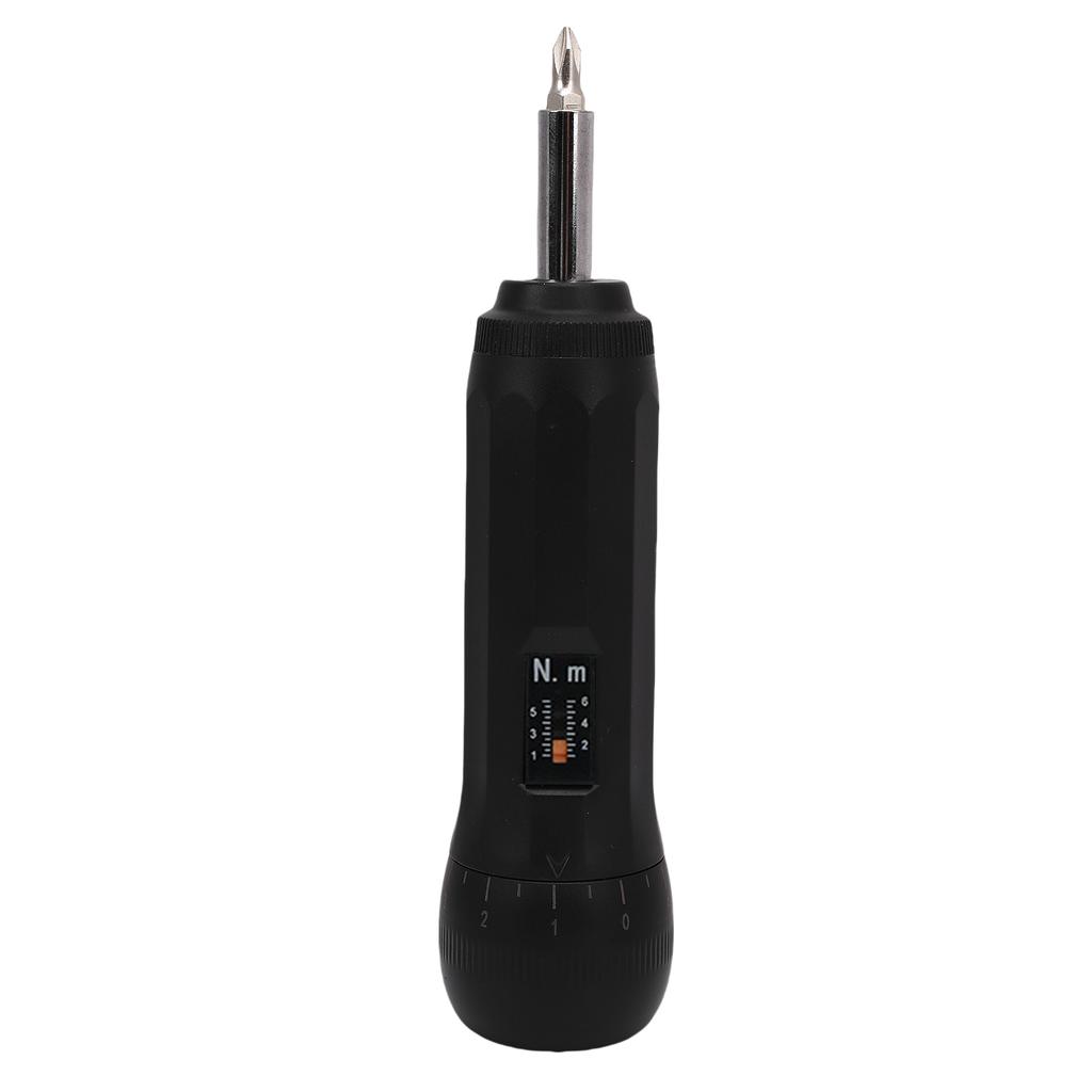 Preset Torsion Screwdriver with 10 Bits 1 4 Inch Hex Drive Torsion Wrench Kit for Precise Maintenance 1 6N.m Range
