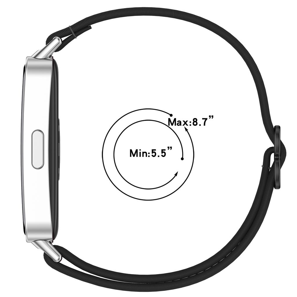 Straps For Huawei Band 10/9/8 Strap Accessories Scrunchie Sport Elastic Nylon Bracelet Pulseira Correa for Huawei Bands 9 8 NFC