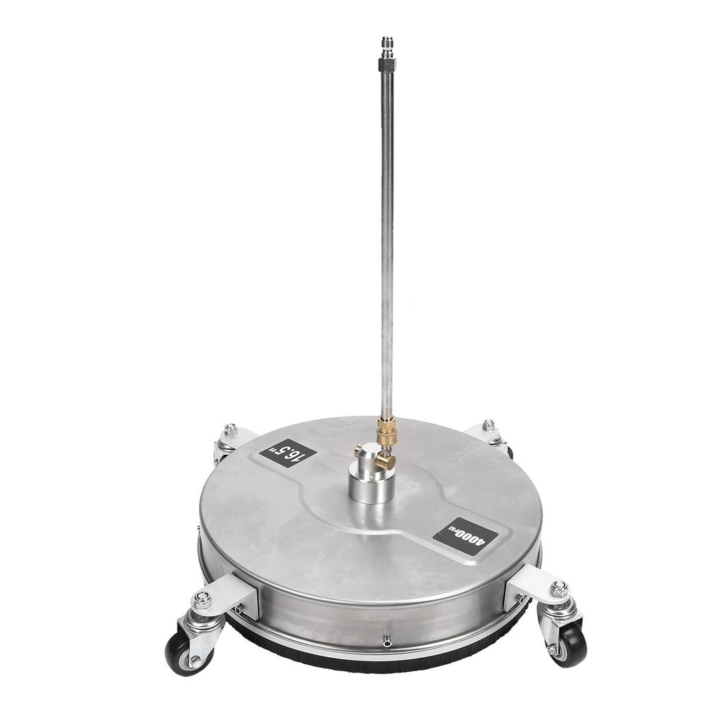 16.5 Inch Pressure Washer Surface Cleaner 4000psi Stainless Steel Power Surface Washer with 4