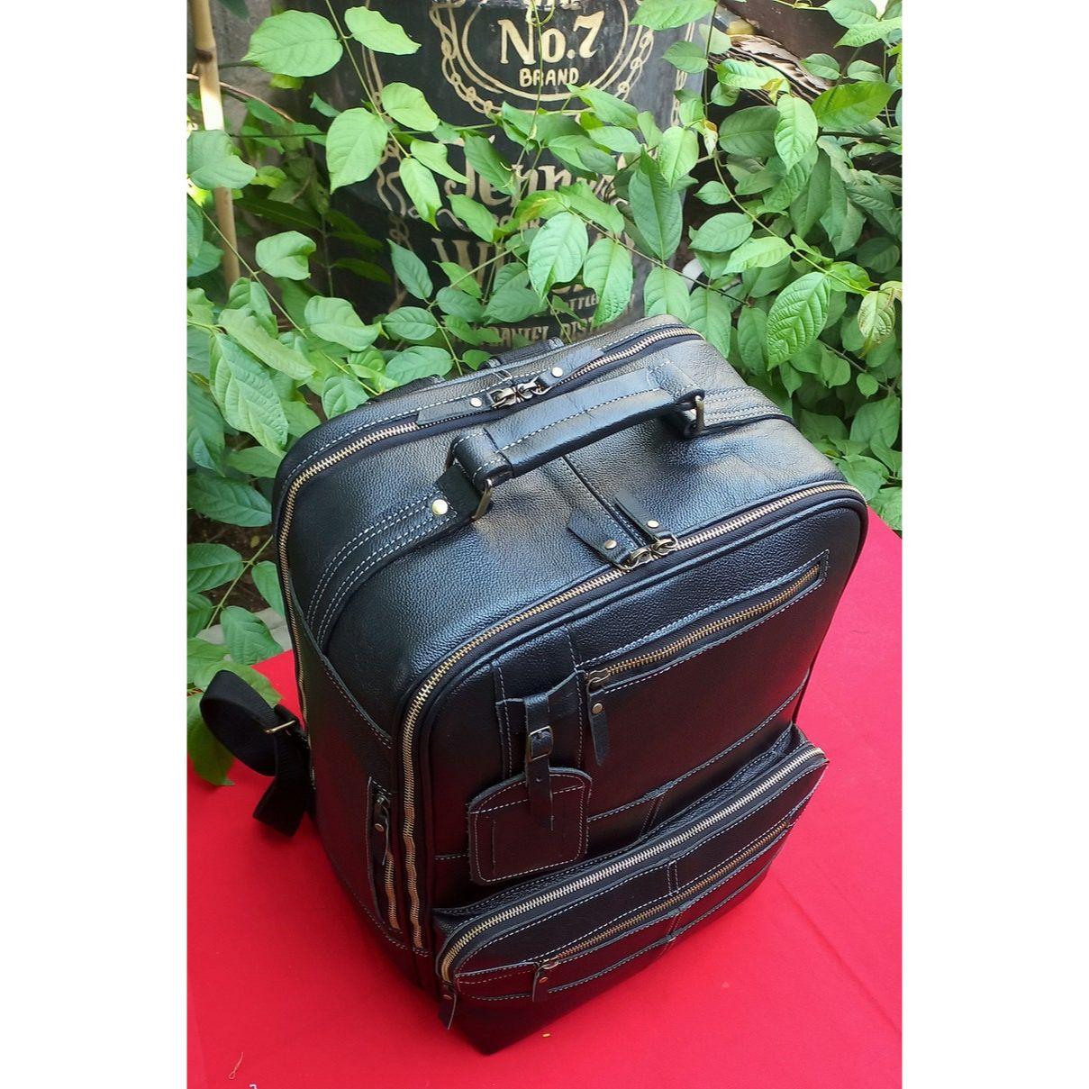 Рюкзак из натуральной кожи буйвола — фото 9