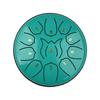 6 Inch Steel Tongue Drum 11 Notes Rain Drum Portable Percussion Instrument with Drum Mallets for Meditation Yoga