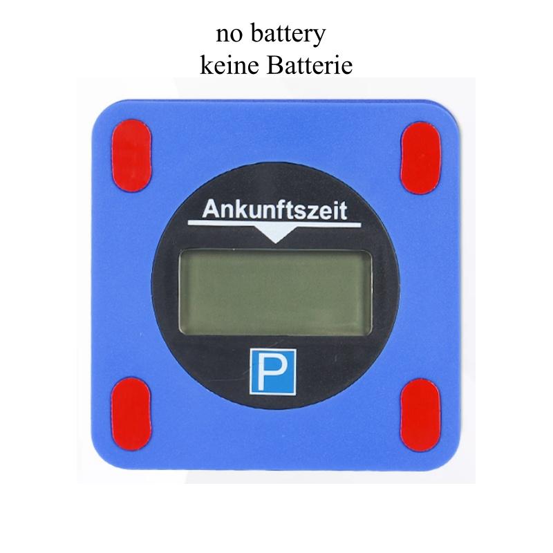 

1pc Parking Timer Car Professional LCD Dual Screen Display Parking Timer Temporary Parking Card Interior Accessories No Battery