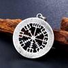 Iron Man Odin Rune Pendant: Titanium Steel with Norse Mythology Design
