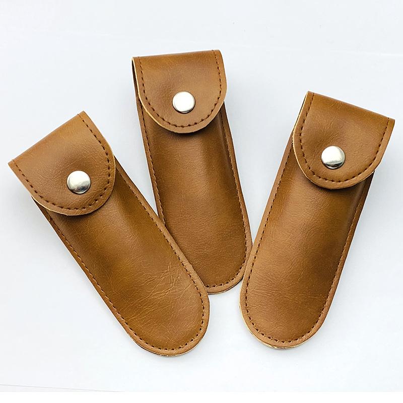 PU-Lederscheiden für Klappmesser Universal-Messeretui für Klappmesserhalter Obst-Taschenmesserscheide