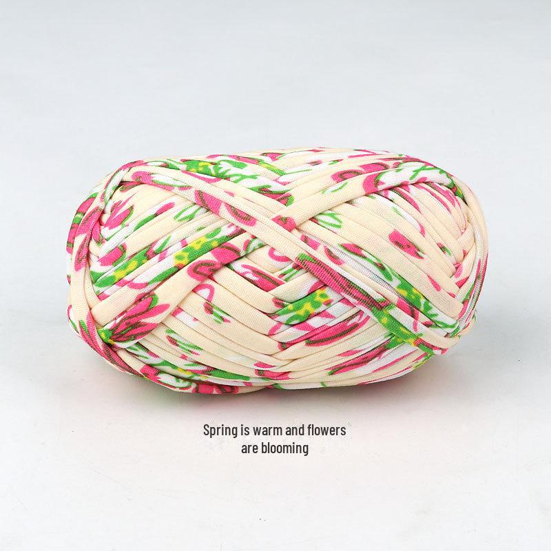 Hand-Woven Thick Wool Hook Bag & Cushion Line Storage Basket Kit