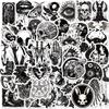 10/30/50 Stück Gothic Totenkopf Augen Klebende PVC Aufkleber Ästhetische DIY Dekoration Scrapbooking Handbuch Zubehör