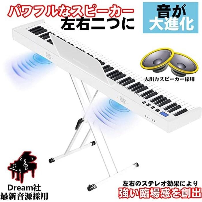 NikoMaku Electronic Piano 88-Key SWAN-S Set (Black)