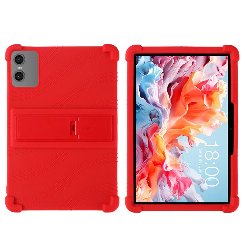 Для планшета Teclast P30T 10,1 дюймов, противоударный чехол-подставка, чехол для планшета Android 14, мягкая силиконовая подставка, защитная оболочка Teclast T30T красный