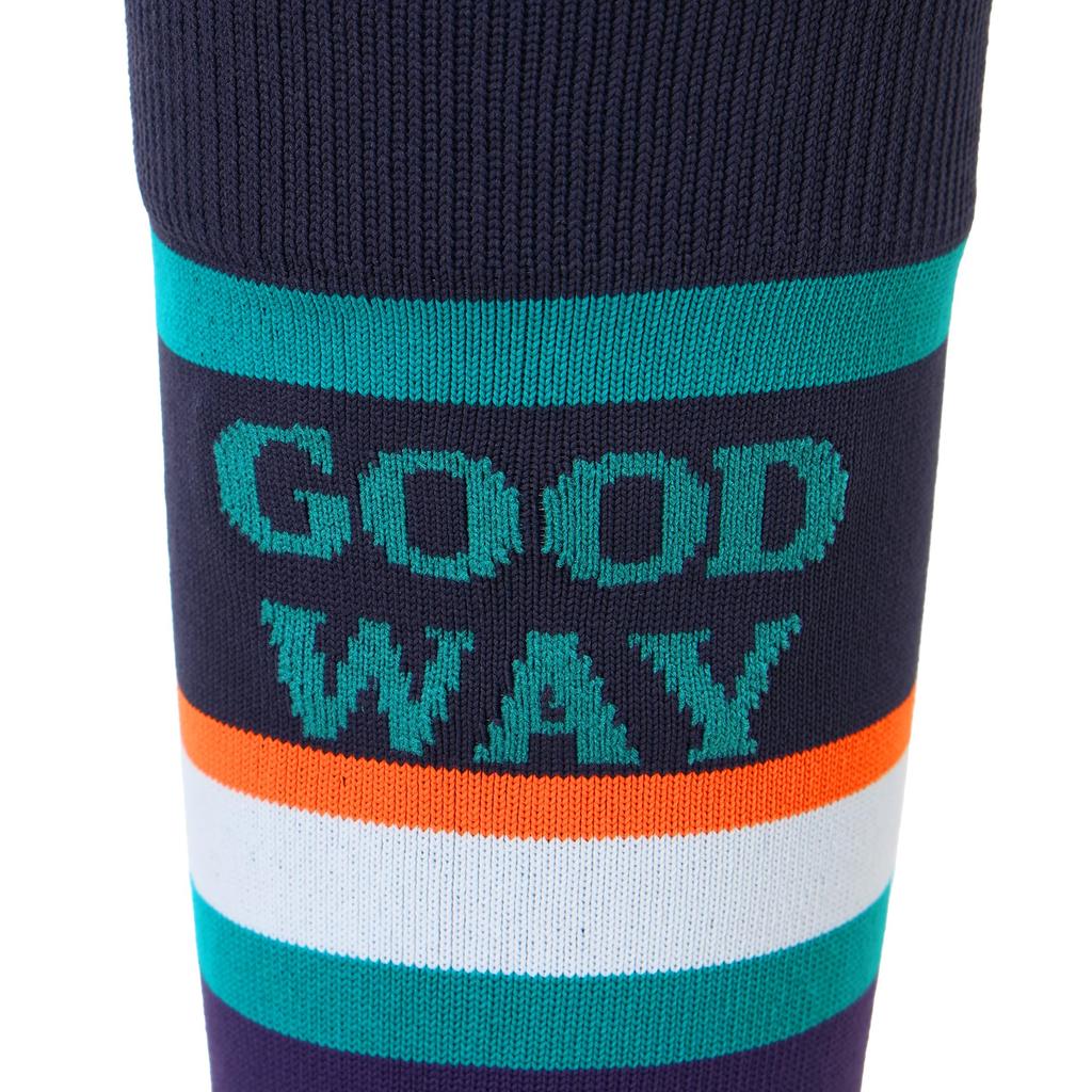The North Face K Free Run Light Crew Bronx JM 2-Piece Socks, Brown/Navy Boater,