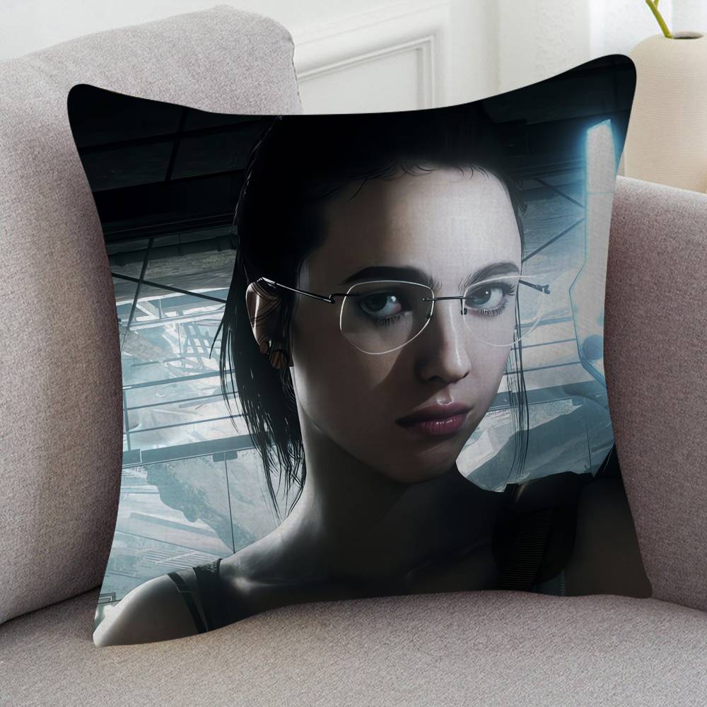 Game Death Stranding Cartoon Series Square Pillowcase Soft Waist Sofa Cushion Cover Bedroom Room Pillowcase
