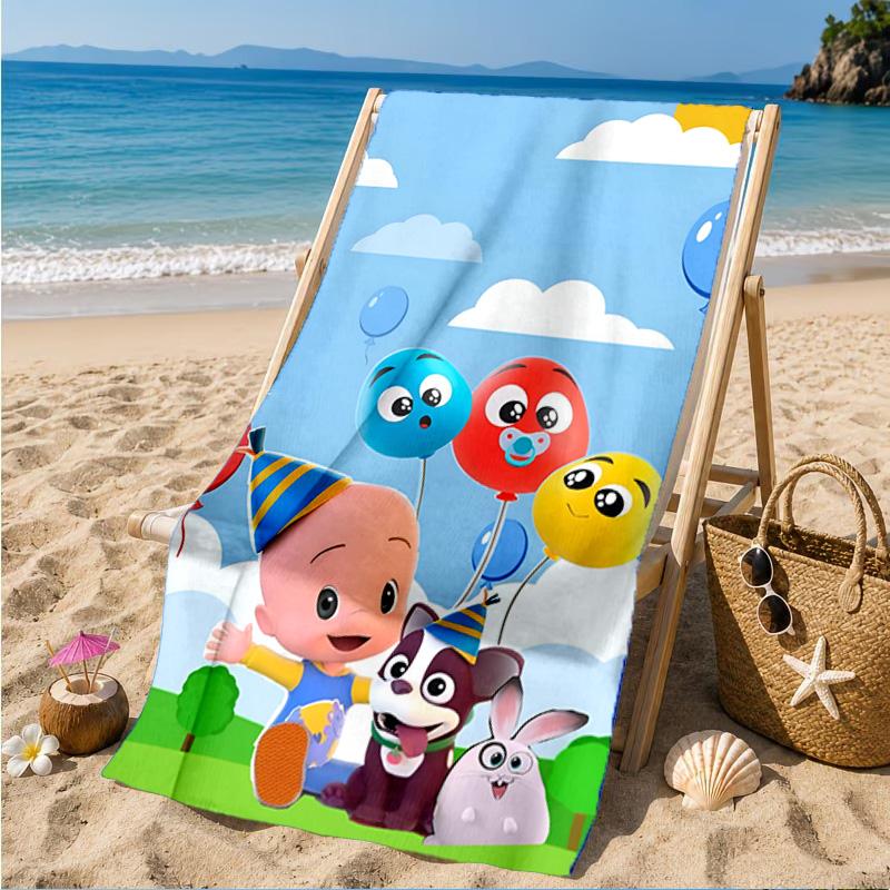 Asciugamano da Spiaggia Cleo e Cuquin, Asciugatura Rapida, Facile da Curare, Adatto sia per il Fitness che per le Vacanze al Mare, Essenziale per lo Sport
