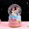 Dreamy Unicorn Crystal Ball Luminous Music Box - Snowflake Gift for Best Friend, Creative Qixi Present