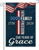 250th Anniversary USA Ag, 4th of July America 250 Merchandise Garden Ags for Outside, 1776-2026 Patriotic Decorations Ya IIC