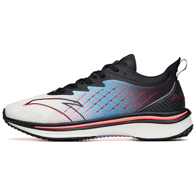 

New Anta MACH Mach 1.0 Cushioning Anti Slip And Wear Resistant Low Top Running Shoes Men s White Blue Black 112215566-1 39