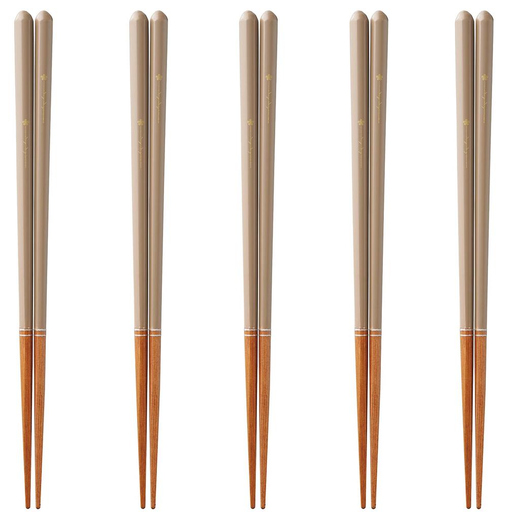 Chopsticks Set of Dishwasher Made in Japan J-kitchens 5, Material Wood, Safe, PID3897,