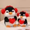 Penguin Plush Toy With Headphones For Kids And Gift Giving