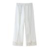 Jnleaog Spring New Arrival Women's Clothing Fashion Style French Fashion Crocheted Shirt Pants Suit 4786043