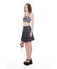 Greedius Plaid Pattern Pleated Skirt
