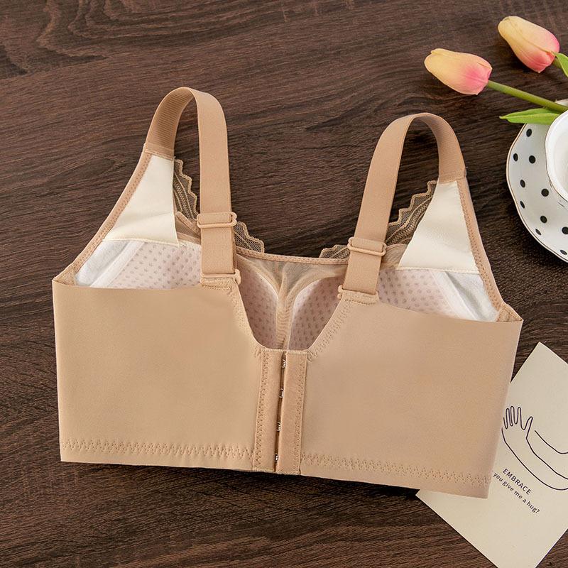 Large Size Bra, Paper Cup, Large Chest, Small Collection, Anti-sagging Adjustment Type, No Steel Ring Bra