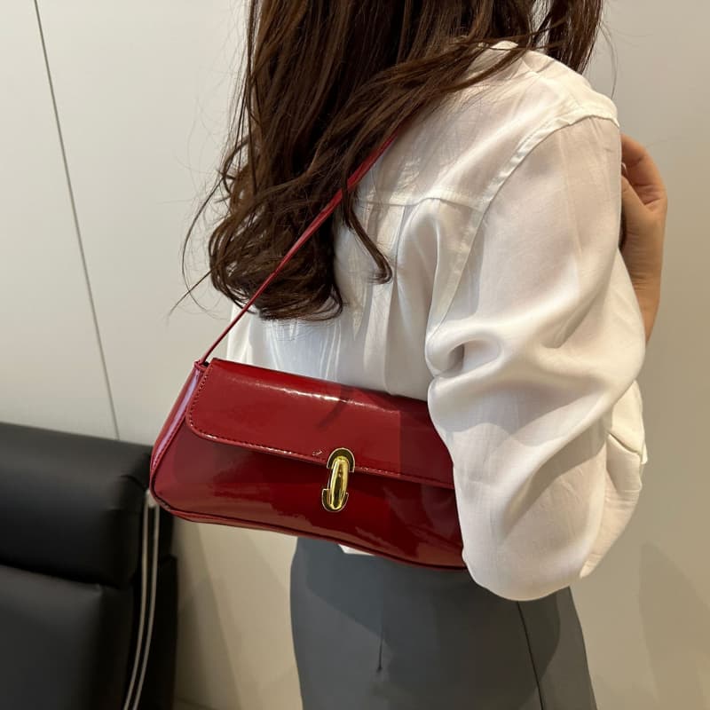 Women's vintage underarm bag hand-held small square bag