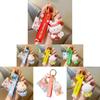 Cute Bunny Keychain Resin Material Fashionable Bag Accessory For Couples