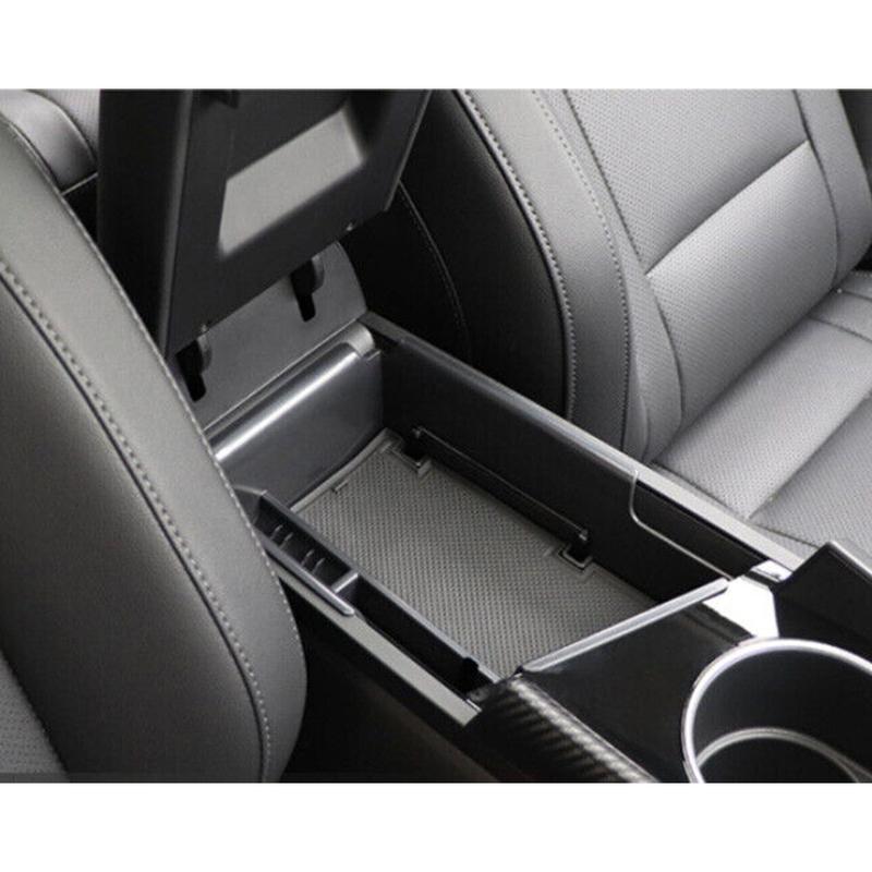 Front Center Console Armrest Storage Box Organizer Holder Tray with Non-slip Mat Fit for Hyundai Elantra