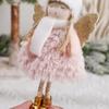 Soft Christmas Angel Girl Ornaments Handmade Christmas Tree Hanging Decoration  New Year Gift