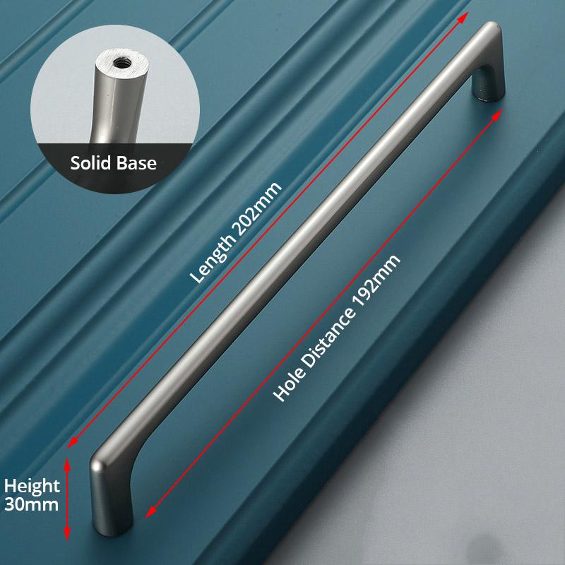 KAK Zinc Alloy Pearl Gray Gold Cabinet Handles Solid Drawer Knobs Kitchen Cupboard Door Pulls Furniture Handle Cabinet Hardware