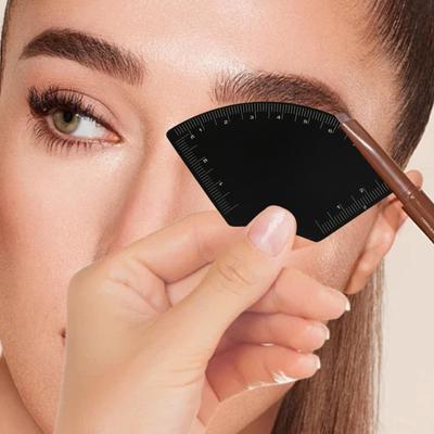 1/3Pcs Fast Drawing Eyebrow Design Ruler Microblading Mapping Shaping Template Tool Permanent Eyebrow Makeup Drawing Guide Ruler