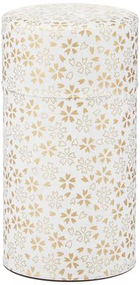 Yamako Po-kan Gorgeous Flower Large Tea Canister 80088