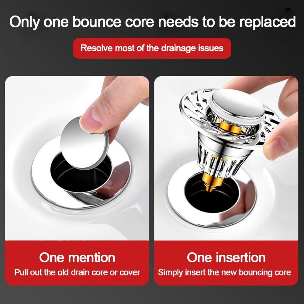 Copper Core Floor Drain Filter Mesh Anti-clog Sink Strainer  Bathroom Accessory