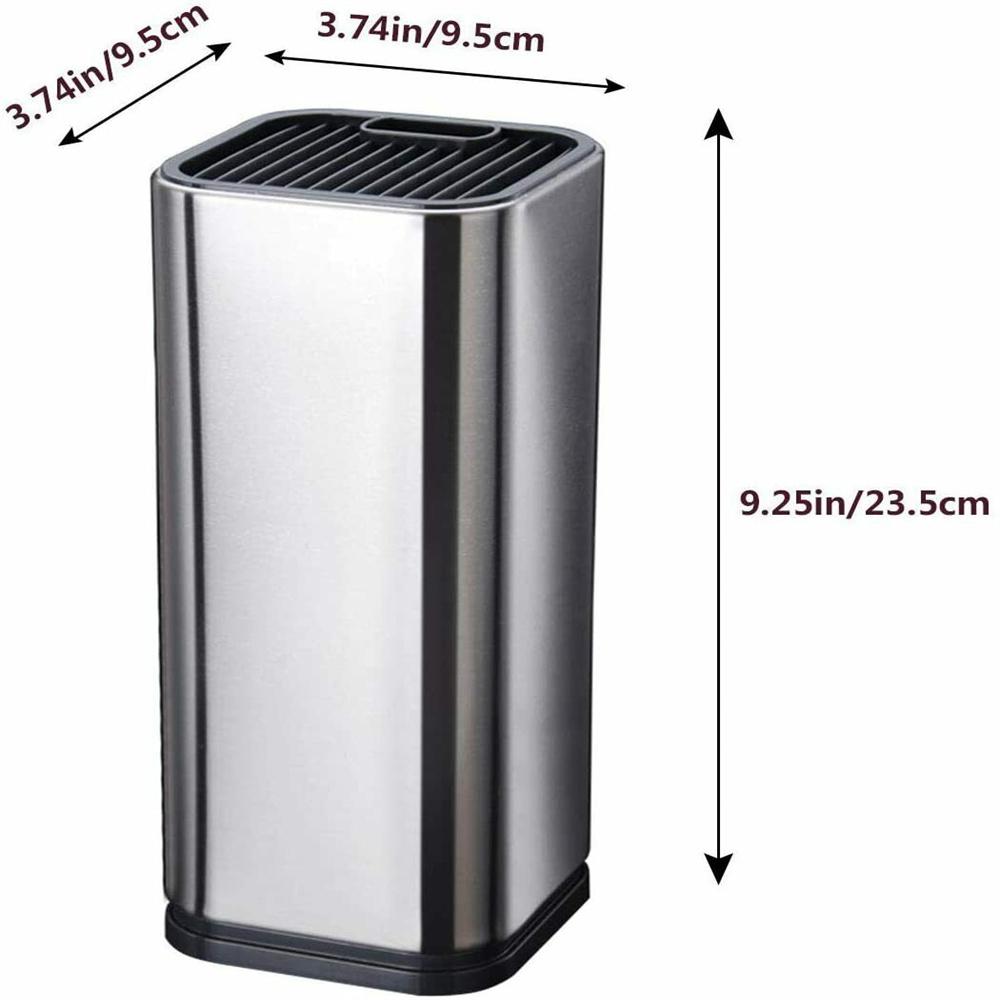 8inch Knife Holder Multifunctional Stainless Steel Knife Stand Can Hold Scissors Chef Knives Holder Kitchen Accessories Tool