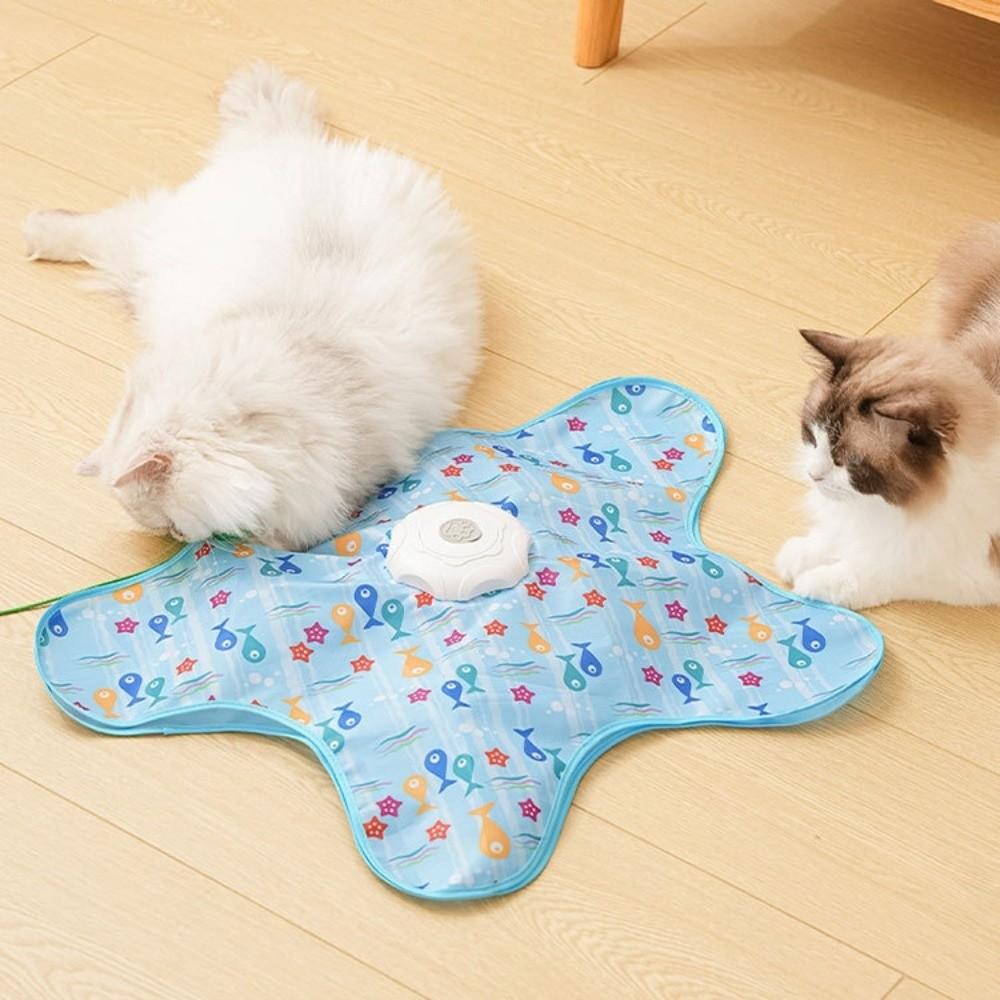 Squeaky Motion Activated Smart Cat Toy Mouse Design Kitten Teaser Toy Indoor Play