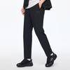 Anta Solid Color Casual Elastic Drawstring Knitted Sports Pants Men Bottoms Black 952415501-1