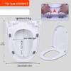 TLXT O-Type One-Key Thickened Toilet Seat Cover