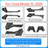 For Tesla ModelYL Launch 2026 TPE Front Rear Door Sill Guard Anti Scratch Dirt Resistant Threshold Strip Interior Protection Set