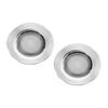 2Pcs Stainless Steel Kitchen Sink Strainer Plug Drain Filter Strainer Set Hair Filter Catcher Drain Cover Sink Drain Strainer
