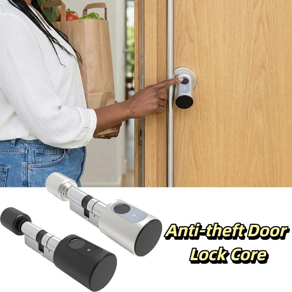 Kompakt Design Elektronisk Låscylinder Typ Bluetooth Dörrlås Dörråtkomstkontroll