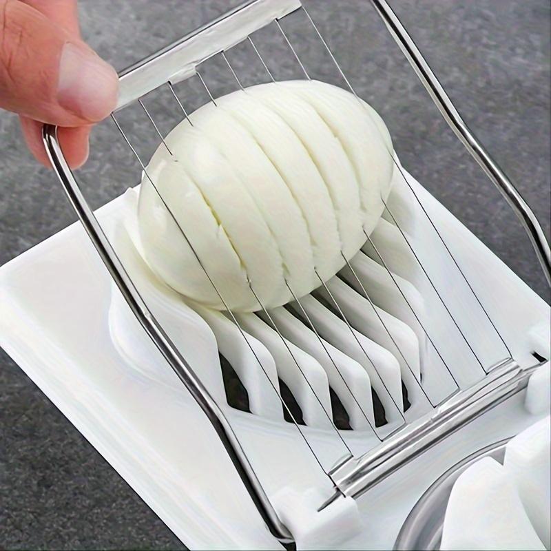 Multifunctional Egg Cutter Stainless Steel Egg Slicer Sectioner Cutter Mold Flower-Shape Luncheon Meat Cutter Kitchen Gadgets