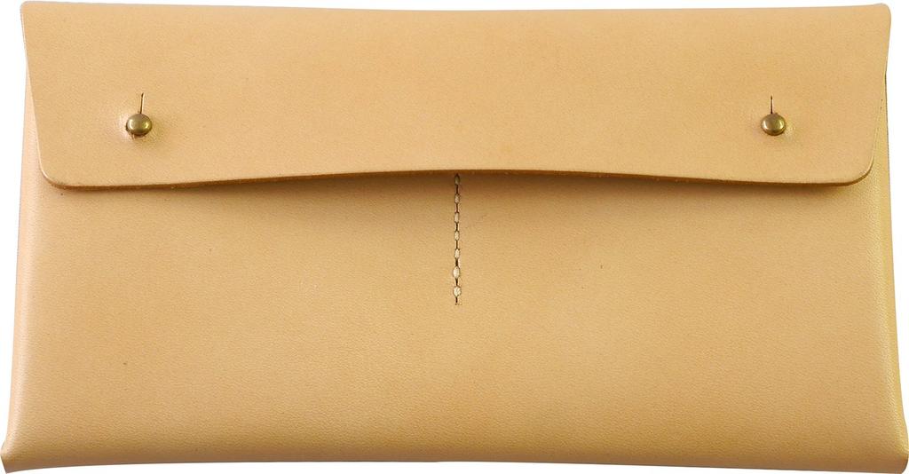 SEIWA Leather Kit makeU x .URUKUST Long Wallet Natural