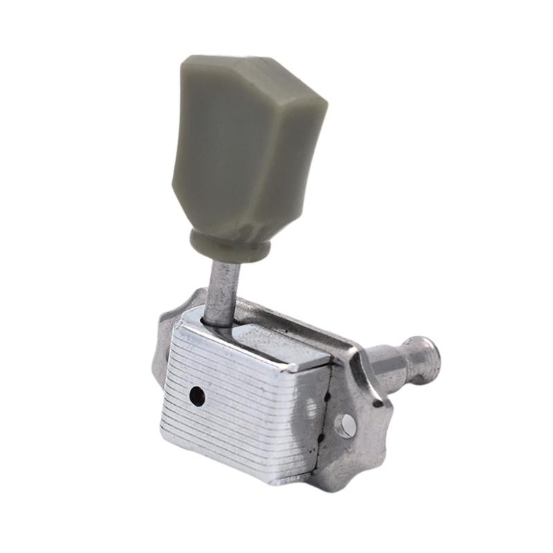 6Pcs Guitar Tunings Key Machine Head String Tuners Replacement Semi Closed Guitar Tuning Pegs Guitar Accessories