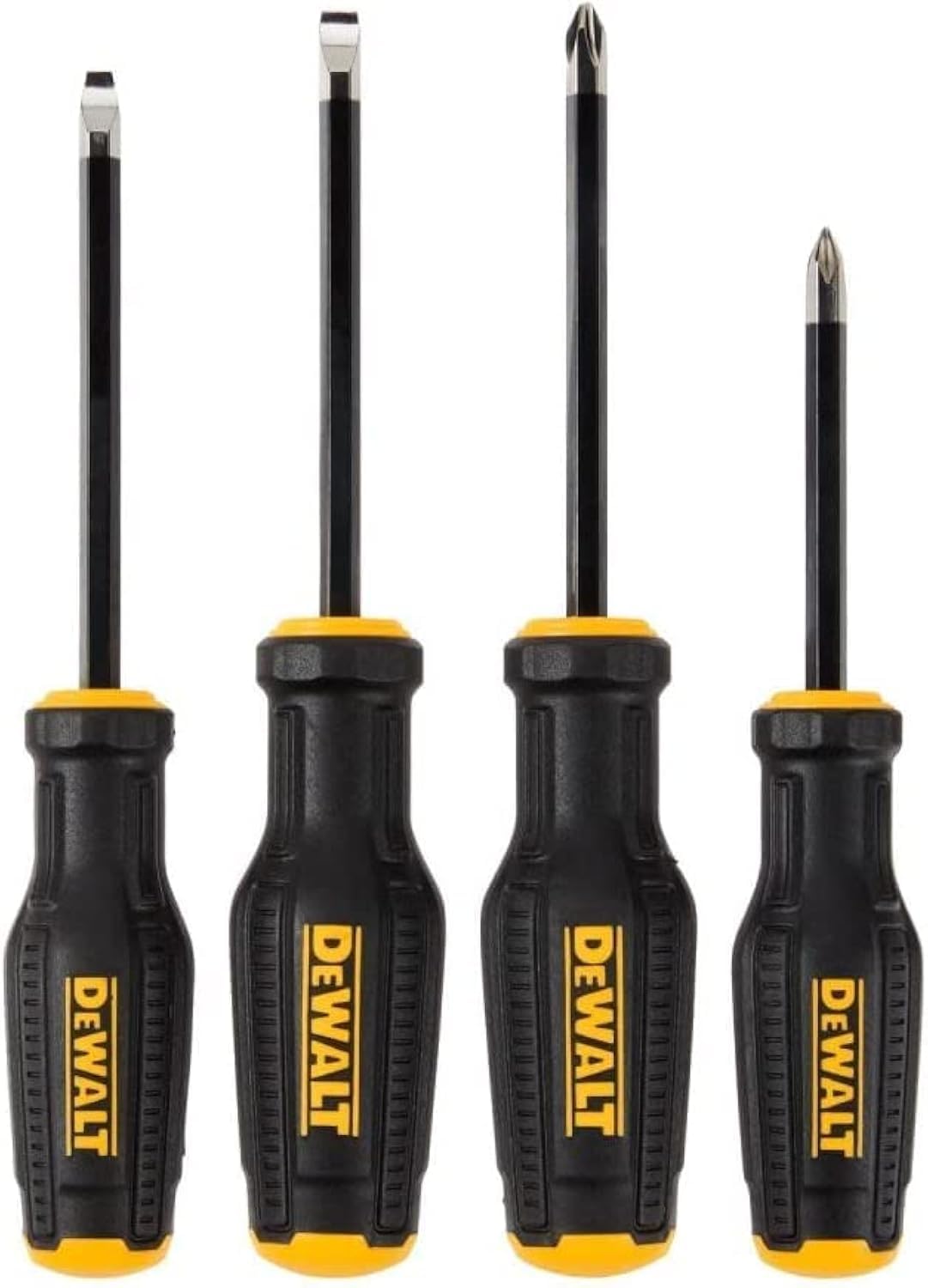 

DeWalt Tough Series Screwdriver Set of 4 with Magnet, DWHT65101 [Parallel Import]
