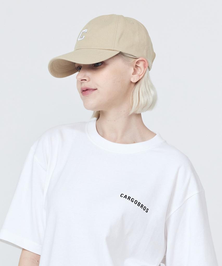 CARGOBROS FOR WOMAN Signature Logo Ball Cap (Beige)
