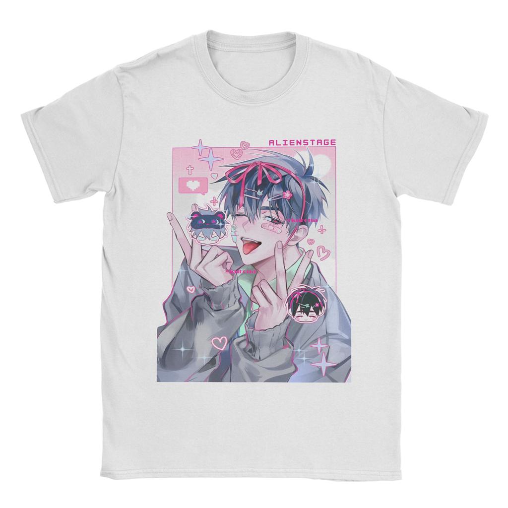 Unisex Unisex Alien Stage Mizi T Shirt Pure Cotton Clothing Funny Short Sleeve O Neck Tee Shirt Party TShirt