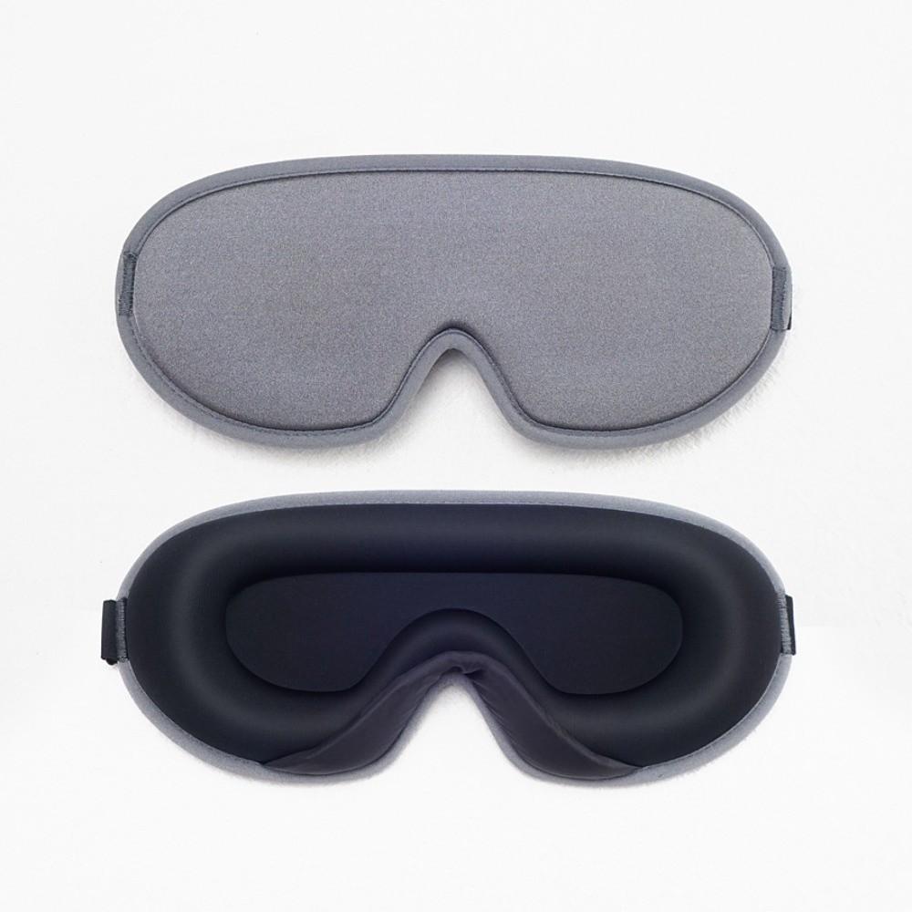 Comfy Material Sleep Mask Padded Design Blockout Light Eye Mask 3D Ice Silk Eye Mask  Relax Aid