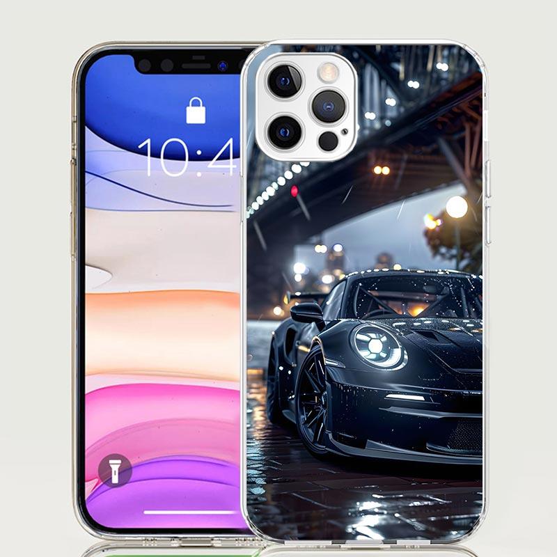 Cool Male Men Sports Cars Phone Case for Apple iPhone 17 Air 16 15 Plus 14 + 13 Mini 12 11 Pro Max 7 8 SE 16Max Soft Shell Cover