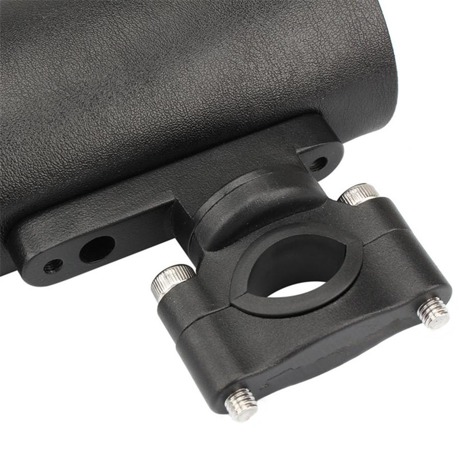 1 Pc Black Aluminum Alloy+PU Motorcycle Water Cup Bottle Bracket Handlebar Mount