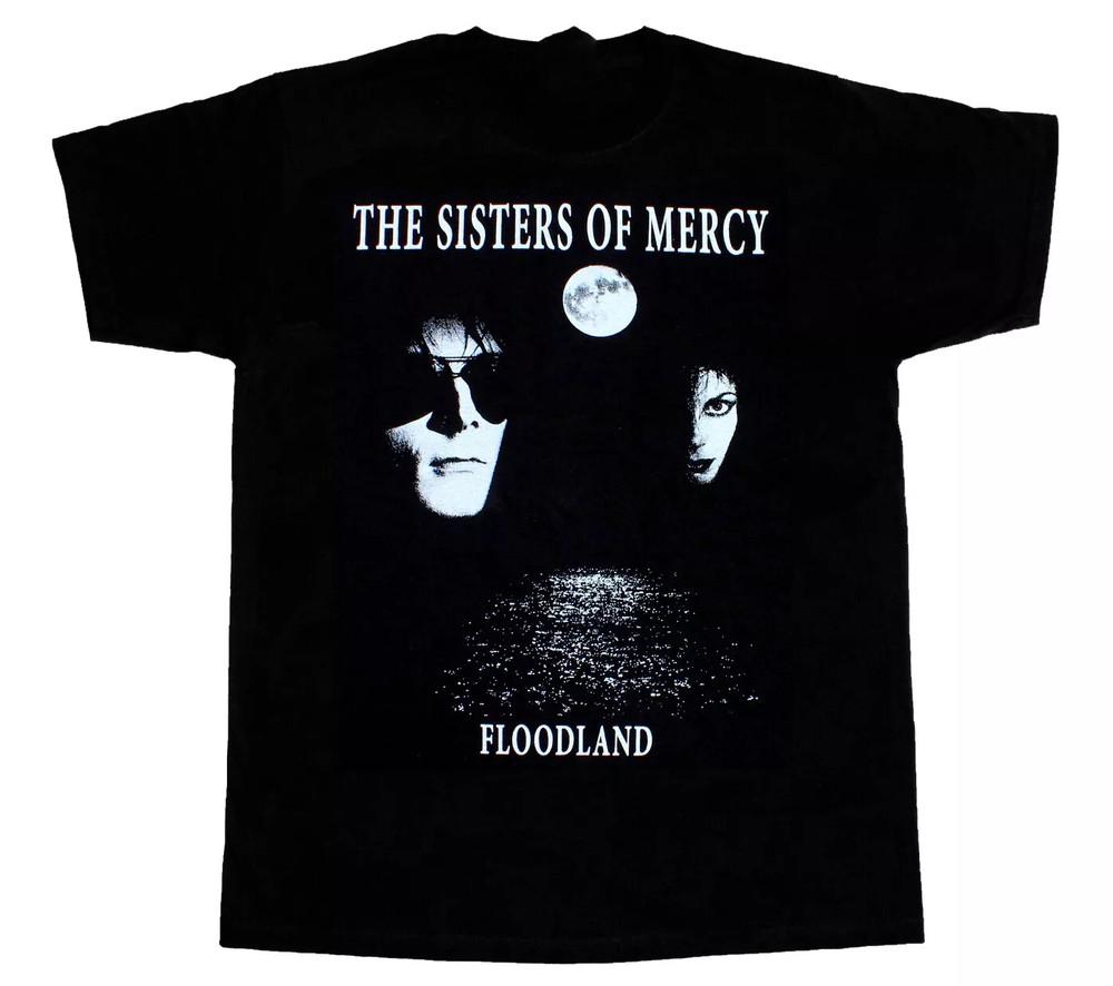 SISTERS OF MERCY FLOODLANDS Short Sleeve New Black T SHIRT MR464 Unisex T-Shirt M