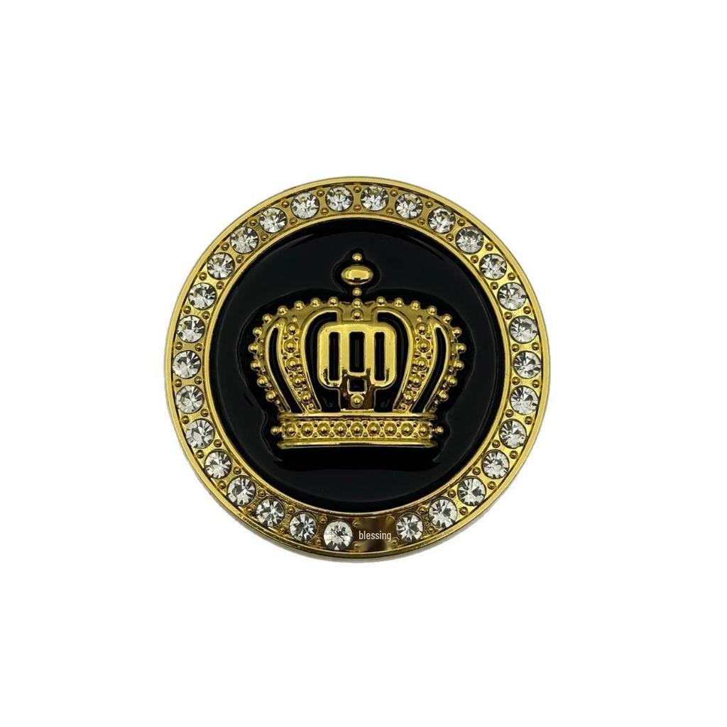 Large Crown Rhinestone Car Hood & A-Pillar Badge